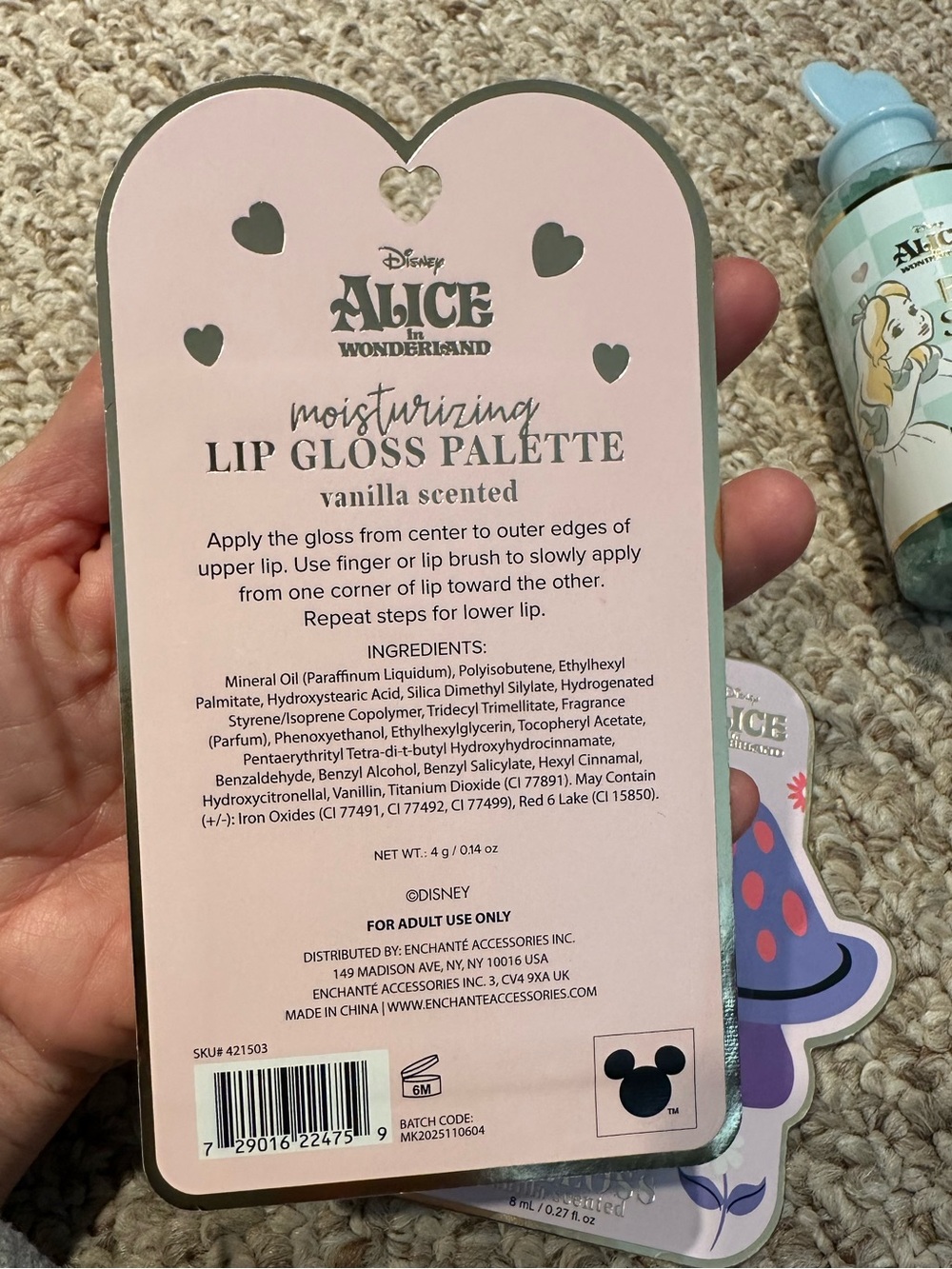 Disney Alice in Wonderland Girls’ Beauty Set - Picture 4 of 9